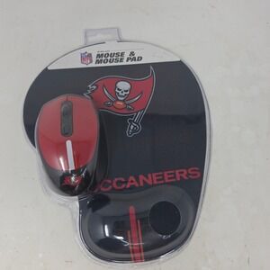 NFL Tampa Bay Buccaneers Wireless Mouse and Gel Mouse Pad Set SOAR NFL-MMP-BUC.E